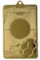 Preview: Fußballfeld Medaille 7x4,50cm ,3 Farben. Inkl. Schrift,Band und Montage je 1,50€