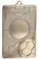 Preview: Fußballfeld Medaille 7x4,50cm ,3 Farben. Inkl. Schrift,Band und Montage je 1,50€
