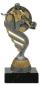 Preview: Damenfußball Trophäe 15cm hoch mit Aufkleber/Schrift/Vereinslogo und Montage