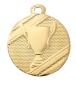 Preview: 32mm Ø Medaille Siegerpokal 3 Farben zur Wahl,inkl. 10mm Band/Aufkleber/Montage je 0,85€