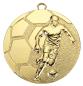 Preview: Fußball Medaille 50mm Ø ,3Farben inkl- Schrift,Band und Montage je 1,40€