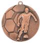 Preview: Fußball Medaille 50mm Ø ,3Farben inkl- Schrift,Band und Montage je 1,40€
