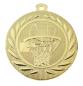 Preview: 50mm Ø Medaille Basketball , inkl. 10mm Band/Aufkleber/Text/Logo/Montage je 1,10€