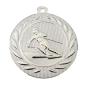 Preview: 50mm Ø Medaille Ski/Slalom fahren , inkl. 10mm Band/Aufkleber/Text/Logo/Montage je 1,10€