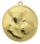 Preview: Fußball Medaille 50mm Ø ,3Farben inkl- Schrift,Band und Montage je 1,40€