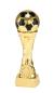 Preview: Schwerer Fußballpokal bis 710 Gramm bei 27cm,4 Größen ,2 Farben inkl. Aluschild/Montage