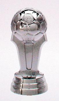 Fußballfigur auf Marmorsockel 9,7cm 3 versch. Farben erhältlich.Inkl.Aufkleber/Schrift/Logo/Montage
