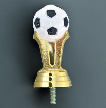 Fußball auf Marmorsockel Höhe gesamt 10cm inkl.Aufkleber/Schrift/Montage