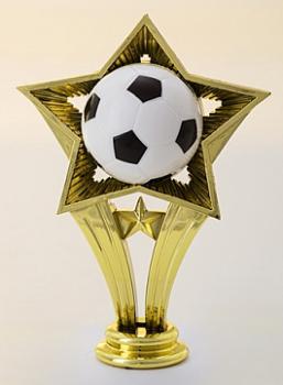Fußball Figur Stern mit Ball 15,2cm inkl. Marmorsockel 3,80€