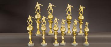 Fußballpokal Serie Golden Ball 10Größen vorhanden inkl.Aluschild/Schrift /Montage