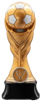 Fußball Pokal aus Resin 3 Größen inkl. Schild/Vereinslogo/Schrift und Montage