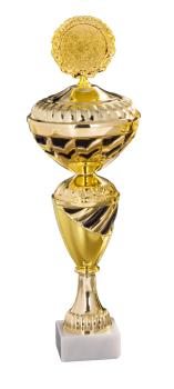 6er Pokal Serie bis 37,4cm inkl. Aluschild/Schrift7Logo/Montage