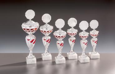 6er Pokal Serie bis 37,4cm inkl. Aluschild/Schrift7Logo/Montage