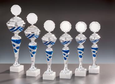 6er Pokal Serie bis 42,9cm Größe inkl. Aluschild/Schrift/Logo/Montage