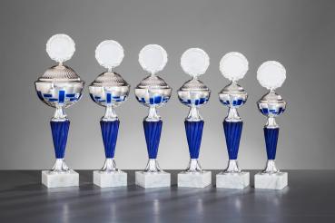 6er Pokal Serie bis 36cm Größe inkl. Aluschild/Schrift/Logo/Montage