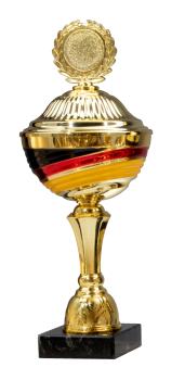 Günstige Deutschland 8er Pokal Serie bis 41,5cm groß.Inkl.: Aluschild/Schrift/5cm Logo/Montage