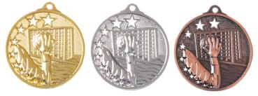 Handballmedaille in 45mm Ø ,3 Farben. Inkl. Schrift,Band und Montage je 1,10€