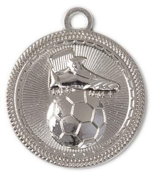 Fußball Medaille 70mm Ø inkl.22mm Band,Aukleber mit Text und Montage 1,70€