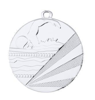 50mm Ø Medaille Schwimmen , inkl. 10mm Band/Aufkleber/Text/Logo/Montage je 1,10€