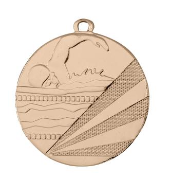 50mm Ø Medaille Schwimmen , inkl. 10mm Band/Aufkleber/Text/Logo/Montage je 1,10€