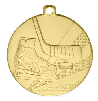 50mm Ø Medaille Eishockey , inkl. 10mm Band/Aufkleber/Text/Logo/Montage je 1,10€
