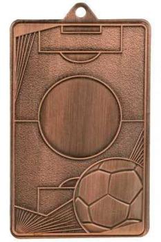 Fußballfeld Medaille 7x4,50cm ,3 Farben. Inkl. Schrift,Band und Montage je 1,50€