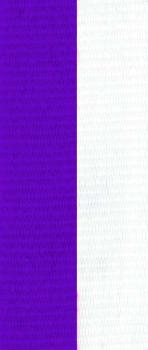 10mm Band Lila/Weiß