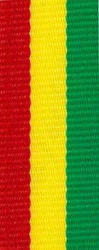 10mm Band Rot/Gelb/Grün
