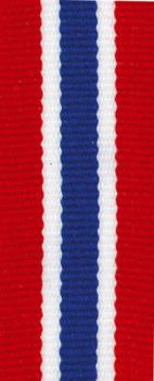10mm Band Rot/Weiß/Blau/Weiß/Rot