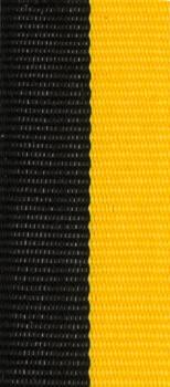 10mm Band Schwarz/Gelb