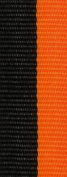10mm Band Schwarz/Orange