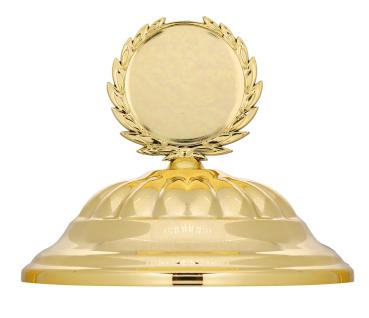 Pokaldeckel mit Ronde oder Sportfigur, Ø 5cm Sportemblem oder Vereinslogo/Text