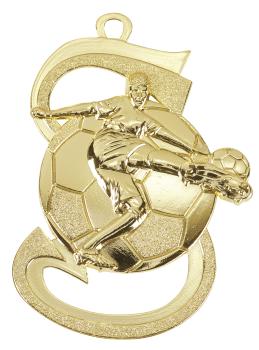 Fußballmedaille 60x40mm alles inkl. im Preis 1,60€ je Stück