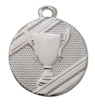 32mm Ø Medaille Siegerpokal 3 Farben zur Wahl,inkl. 10mm Band/Aufkleber/Montage je 0,85€