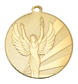 50mm Ø Medaille Siegesgöttin , inkl. 10mm Band/Aufkleber/Text/Logo/Montage je 1,10€