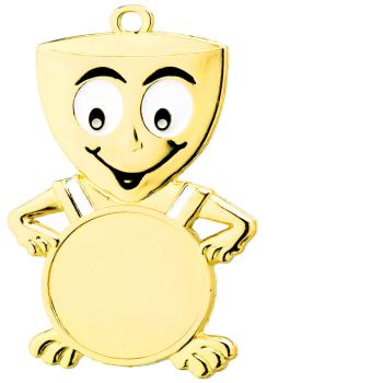 Handballmännchen Medaille 62x32mm ,Farbe Gold,inkl- Schrift,Band und Montage je 1,80€
