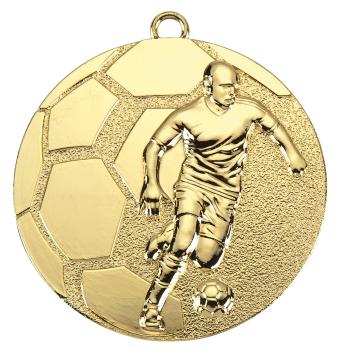 Fußball Medaille 50mm Ø ,3Farben inkl- Schrift,Band und Montage je 1,40€