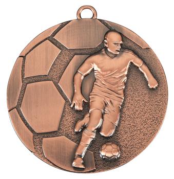 Fußball Medaille 50mm Ø ,3Farben inkl- Schrift,Band und Montage je 1,40€
