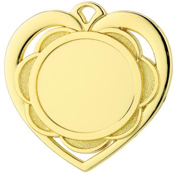 Medaille Herz Form 50mm Ø ,3Farben inkl- Schrift,Band und Montage je 1,40€