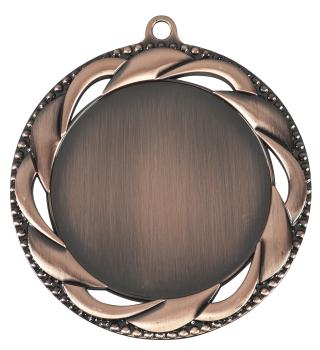 Medaille 70mm Ø inkl.22mm Band,Vorne 50mm Vereinslogo,Aukleber mit Text und Montage 2,20€