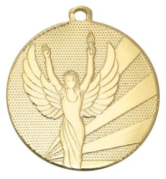 32mm Ø Medaille Siegesgöttin 3 Farben zur Wahl,inkl. 10mm Band/Aufkleber/Montage 0,85€