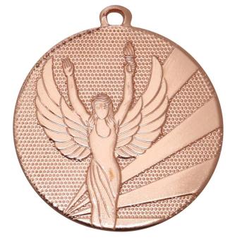 32mm Ø Medaille Siegesgöttin 3 Farben zur Wahl,inkl. 10mm Band/Aufkleber/Montage 0,85€