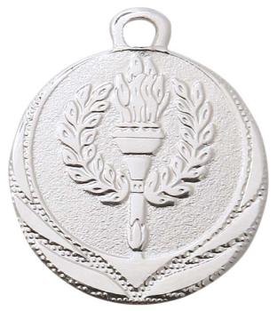 32mm Ø Medaille Siegesfackel 3 Farben zur Wahl,inkl. 10mm Band/Aufkleber/Montage 0,85€