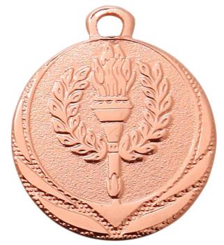 32mm Ø Medaille Siegesfackel 3 Farben zur Wahl,inkl. 10mm Band/Aufkleber/Montage 0,85€