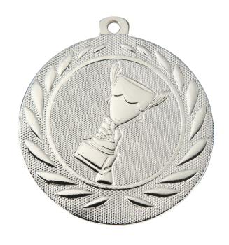 Medaille 50mm Siegerpokal inkl. 10mm Band,Aufkleber mit Schrift und die Montage je 1,10€