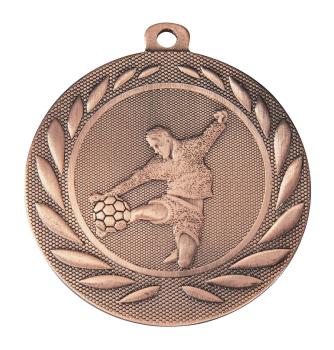 Fußballmedaille 50mm inkl. 10mm Band,Aufkleber mit Schrift und die Montage je 1,10€