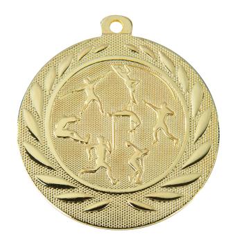 50mm Ø Medaille 7 Kampf , inkl. 10mm Band/Aufkleber/Text/Logo/Montage je 1,10€