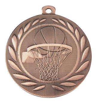 50mm Ø Medaille Basketball , inkl. 10mm Band/Aufkleber/Text/Logo/Montage je 1,10€