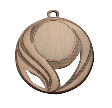 Medaille 50mm offene Form,3 Farben ink. Aufleber mit Text ,Band und Montage je 1,20€