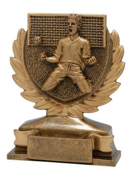 Jubelnder Fußballspieler 10x12cm